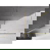 Mexen Velar cabine de douche coulissante 160 x 75 cm, transparente, dorée - 871-160-075-01-50