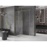 Mexen Velar cabine de douche coulissante 160 x 85 cm, transparent, or - 871-160-085-01-50