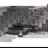 Mexen Velar cabine de douche coulissante 140 x 100 cm, transparent, noir - 871-140-100-01-70