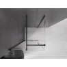 Mexen Velar cabine de douche coulissante 90 x 90 cm, transparente, noire - 871-090-090-01-70