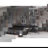 Mexen Velar cabine de douche coulissante 110 x 110 cm, transparent, or rose - 871-110-110-01-60