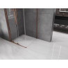 Mexen Velar cabine de douche coulissante 120 x 120 cm, transparente, or rose - 871-120-120-01-60