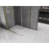 Mexen Velar cabine de douche coulissante 90 x 70 cm, transparent, or brossé - 871-090-070-01-55