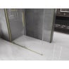 Mexen Velar cabine de douche coulissante 140 x 75 cm, transparent, or brossé - 871-140-075-01-55