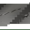Mexen Velar cabine de douche coulissante 140 x 90 cm, transparent, gris fusil brossé - 871-140-090-01-66