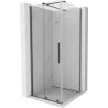 Mexen Velar cabine de douche coulissante 90 x 90 cm, transparent, gris gun brossé - 871-090-090-01-66