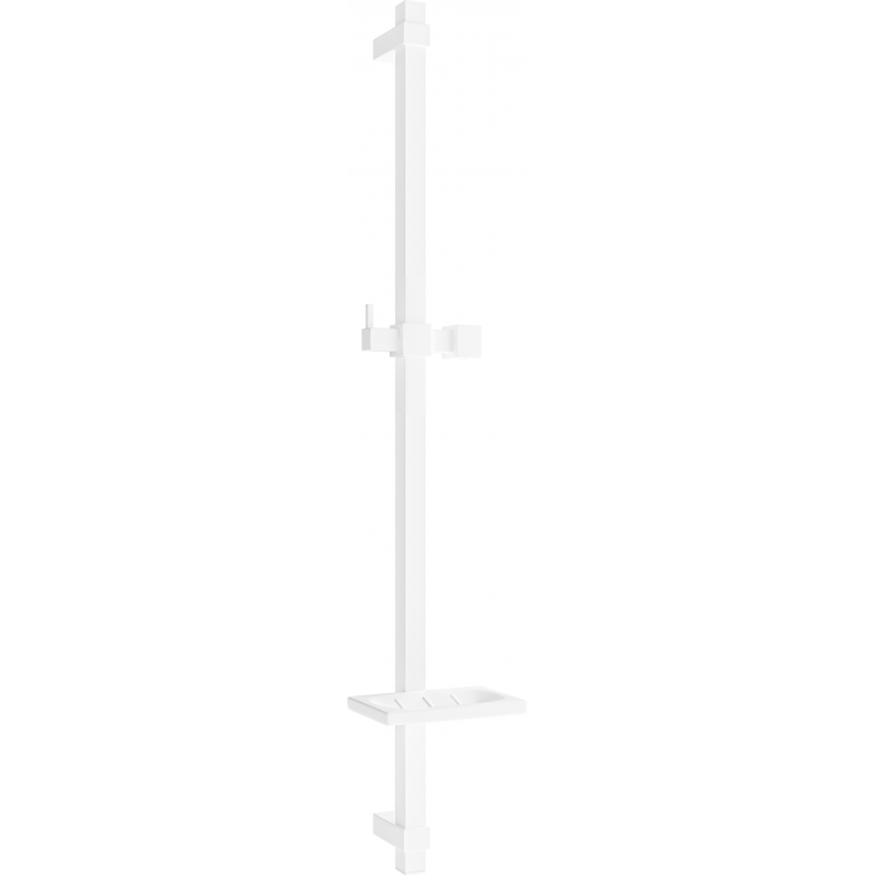 Mexen DQ barre de douche avec porte-savon 80 cm, Blanc - 79381-20
