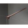 Mexen Velar cabine de douche coulissante 110 x 90 cm, transparent, cuivre brossé - 871-110-090-01-65