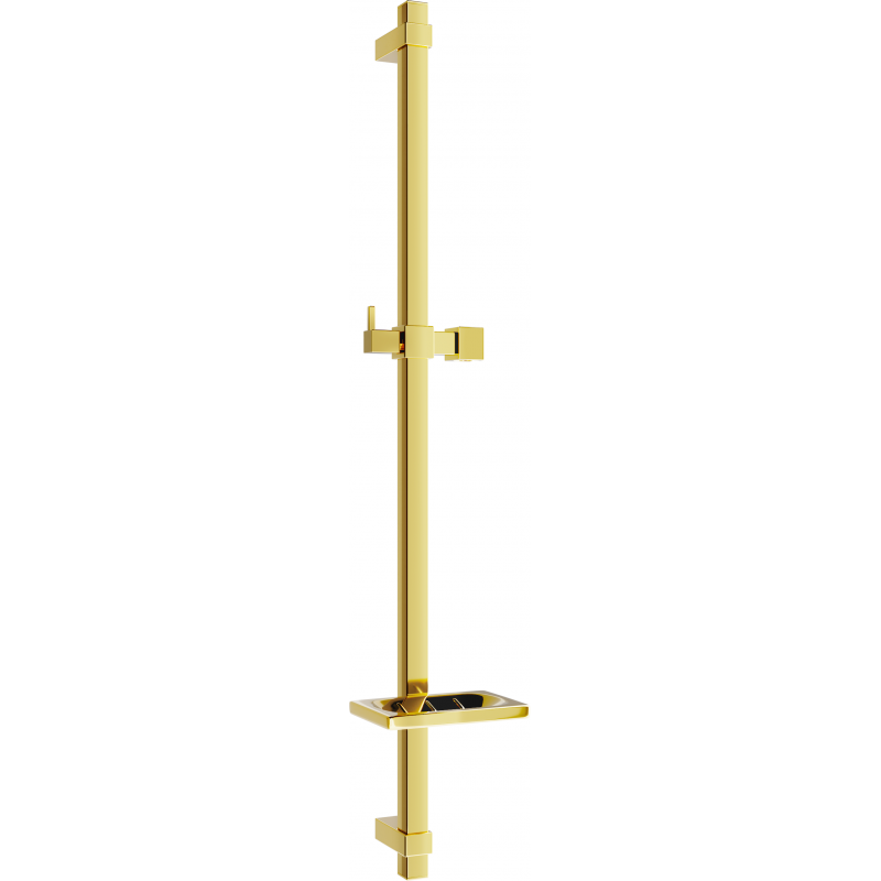 Mexen DQ barre de douche avec porte-savon 80 cm, doré - 79381-50
