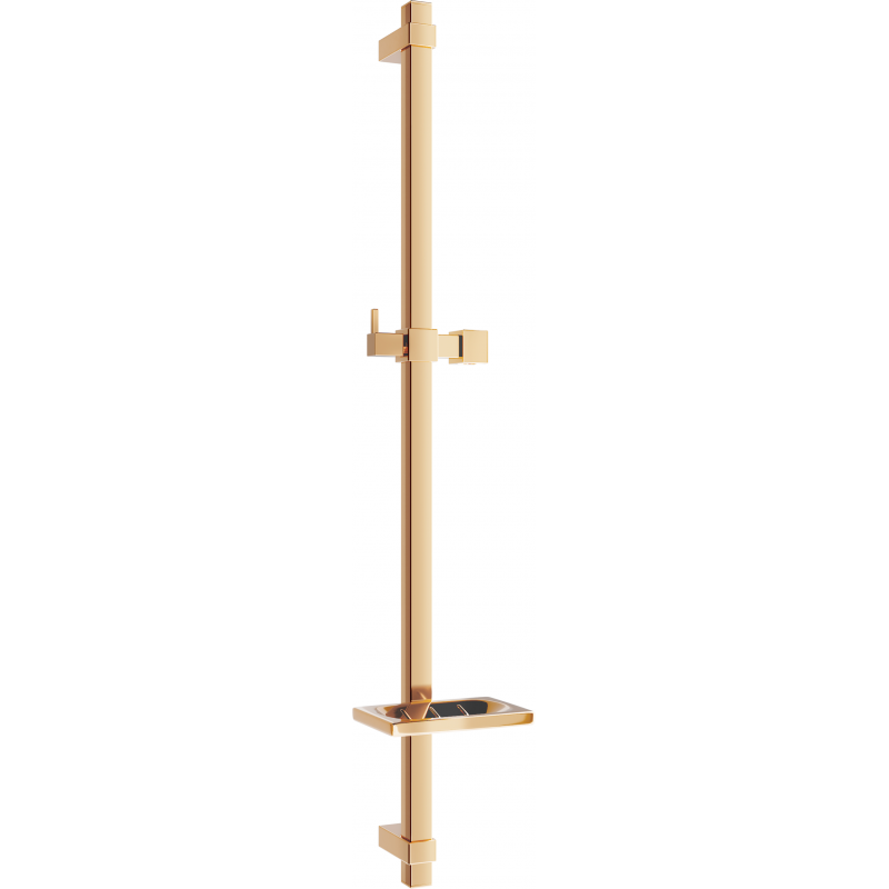 Mexen DQ barre de douche avec porte-savon 80 cm, Or rose - 79381-60
