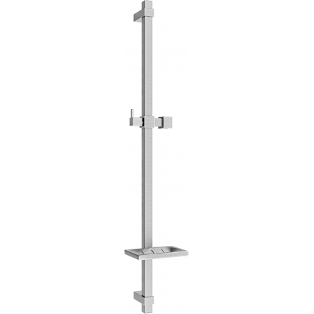 Mexen DQ barre de douche avec porte-savon 80 cm, Graphite - 79381-66