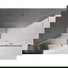 Mexen Velar cabine de douche coulissante 160 x 100 cm, transparent, cuivre brossé - 871-160-100-01-65
