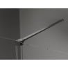 Mexen Velar cabine de douche coulissante 140 x 75 cm, transparent, gris pistolet brossé - 871-140-075-01-66
