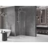Mexen Velar paroi de douche coulissante Walk-in 70 x 200 cm, transparente 8 mm, chrome - 871-070-000-03-01