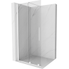 Mexen Velar paroi de douche coulissante Walk-in 85 x 200 cm, transparent 8 mm, blanche - 871-085-000-03-20