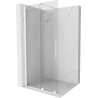 Mexen Velar cloison de douche coulissante Walk-in 100 x 200 cm, transparent 8 mm, blanc - 871-100-000-03-20