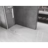 Mexen Velar cloison de douche coulissante Walk-in 100 x 200 cm, transparent 8 mm, blanc - 871-100-000-03-20