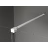 Mexen Velar cloison de douche coulissante Walk-in 100 x 200 cm, transparent 8 mm, blanc - 871-100-000-03-20