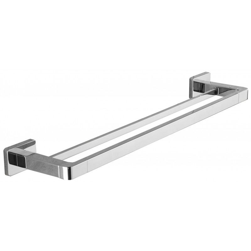 Mexen Asis double porte-serviettes, Chrome - 7017625-00