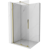 Mexen Velar paroi de douche coulissante Walk-in 90 x 200 cm, transparent 8 mm, or - 871-090-000-03-50