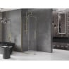 Mexen Velar Panneau de douche coulissant Walk-in 100 x 200 cm, transparent 8 mm, doré - 871-100-000-03-50