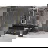 Mexen Velar paroi de douche pliante Walk-in 100 x 200 cm, transparente 8 mm, dorée - 871-100-000-03-50