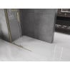 Mexen Velar paroi de douche coulissante Walk-in 90 x 200 cm, transparent 8 mm, or - 871-090-000-03-50