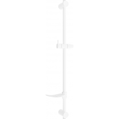 Mexen DF barre de douche avec porte-savon 80 cm, Blanc - 79382-20