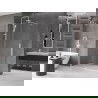 Mexen Velar panneau de douche coulissant Walk-in 150 x 200 cm, transparent 8 mm, blanc - 871-150-000-03-20