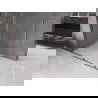 Mexen Velar paroi de douche rétractable Walk-in 140 x 200 cm, transparent 8 mm, or rose - 871-140-000-03-60
