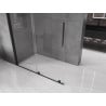 Mexen Velar cloison de douche coulissante Walk-in 160 x 200 cm, transparent 8 mm, noir - 871-160-000-03-70