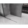 Paroi de douche coulissante Mexen Velar Walk-in 130 x 200 cm, transparent 8 mm, gris canon brossé - 871-130-000-03-66
