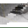 Mexen Velar Paroi de douche pliable Walk-in 140 x 200 cm, transparent 8 mm, doré brossé - 871-140-000-03-55