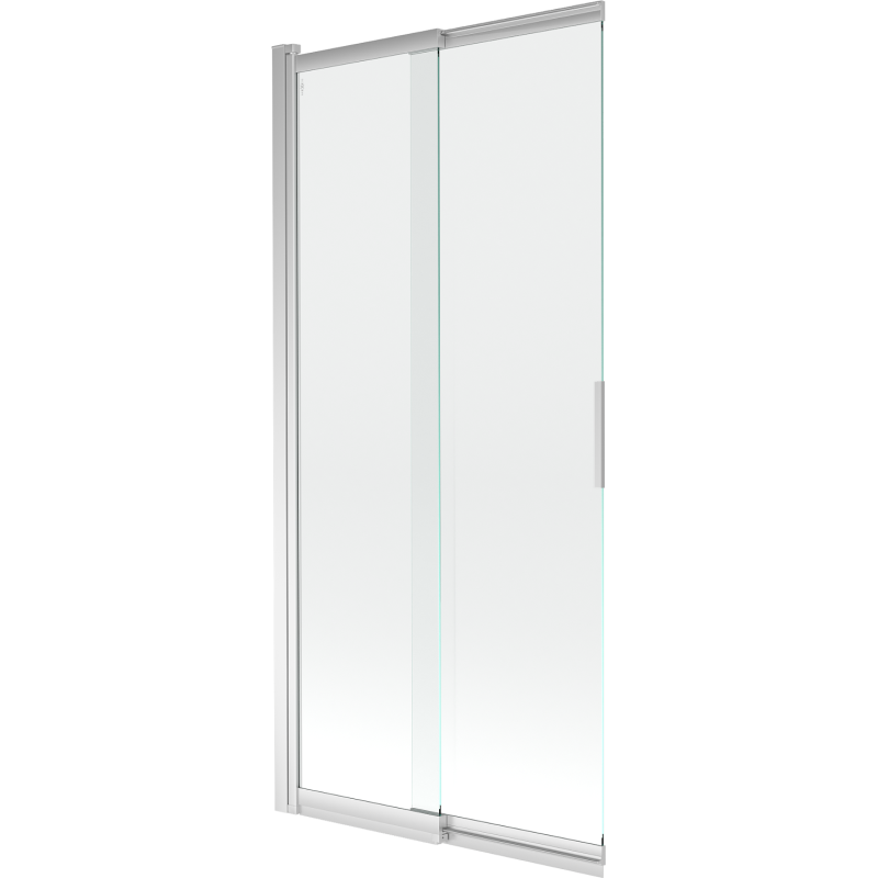 Mexen Fox paroi de baignoire 2 volets coulissants 85 x 150 cm, transparent, chrome - 891-085-002-01-00