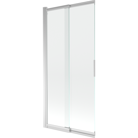 Mexen Fox paroi de douche 2 volets coulissants 85 x 150 cm, transparent, chrome - 891-085-002-01-00