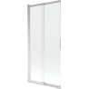 Mexen Fox paroi de baignoire 2 volets coulissants 85 x 150 cm, transparent, chrome - 891-085-002-01-00
