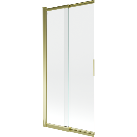 Mexen Fox paroi de baignoire 2 volets coulissante 85 x 150 cm, transparent, doré - 891-085-002-50-00