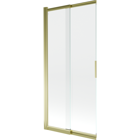 Mexen Fox paroi de douche 2 volets coulissante 85 x 150 cm, transparent, doré - 891-085-002-50-00