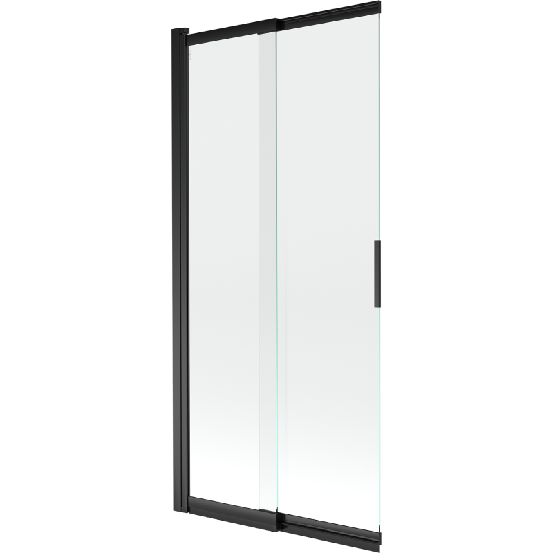 Mexen Fox paroi de douche 2 volets coulissants 85 x 150 cm, transparent, noir - 891-085-002-70-00