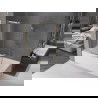 Mexen Fox paroi de bain à 2 volets coulissants 85 x 150 cm, givre, doré - 891-085-002-50-30