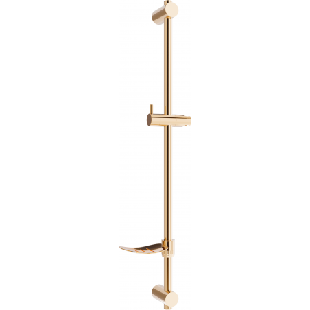 Mexen DF barre de douche avec porte-savon 80 cm, Or rose - 79382-60