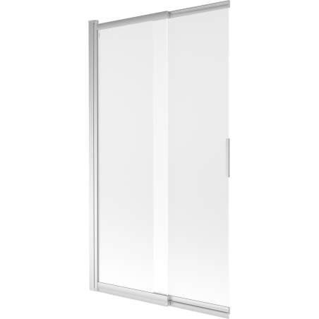 Mexen Fox paroi de baignoire 2 volets coulissants 100 x 150 cm, givre, chrome - 891-100-002-01-30