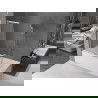 Mexen Fox paroi de baignoire 2 volets coulissants 100 x 150 cm, givre, chrome - 891-100-002-01-30