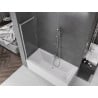 Mexen Fox paroi de baignoire 2 volets coulissants 120 x 150 cm, transparent, chrome - 891-120-002-01-00