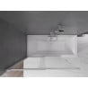 Mexen Fox paroi de baignoire 2 volets coulissants 120 x 150 cm, transparent, chrome - 891-120-002-01-00