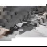 Mexen Fox paroi de douche 2 panneaux coulissants 120 x 150 cm, dépoli, noir - 891-120-002-70-30