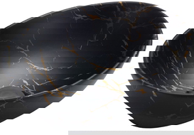 Mexen Elza lavabo à poser 40 x 33 cm, pierre noire - 21014098