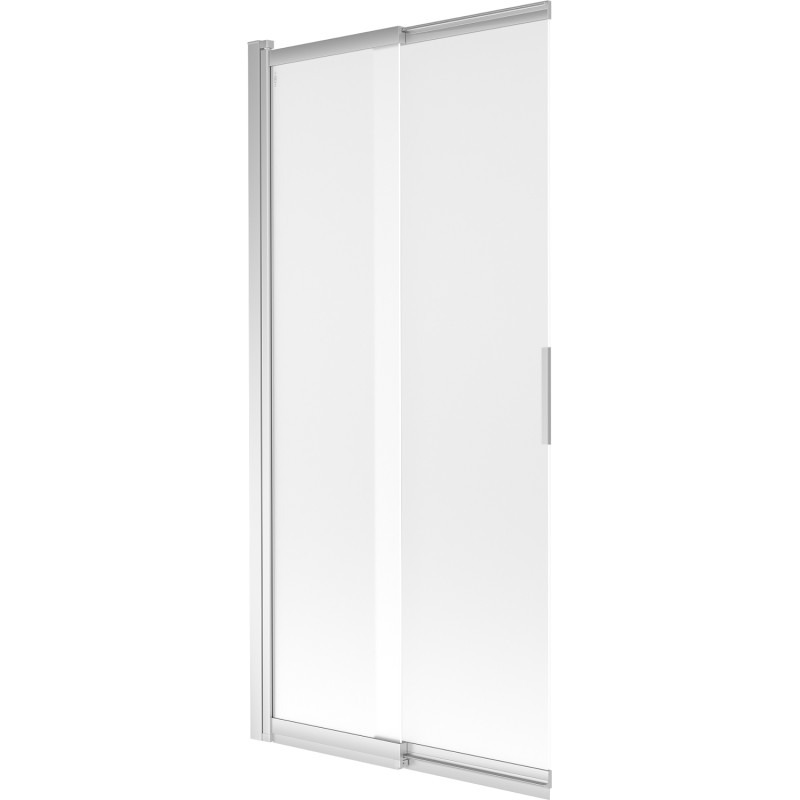 Mexen Fox paroi de baignoire coulissante à 2 vantaux 85 x 150 cm, dépoli, chrome - 891-085-002-01-30