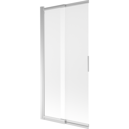 Paroi de douche 2 volets coulissants Mexen Fox 85 x 150 cm, givrée, chromée - 891-085-002-01-30