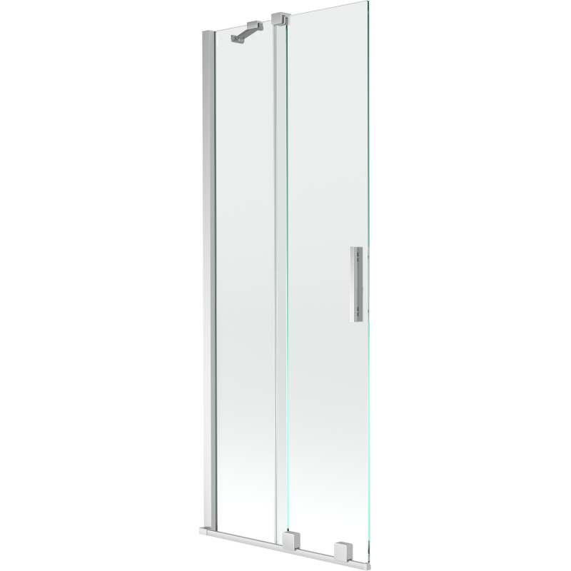 Mexen Velar écran de baignoire à 2 ailes coulissante 70 x 150 cm, transparent, Chrome - 896-070-000-01-01
